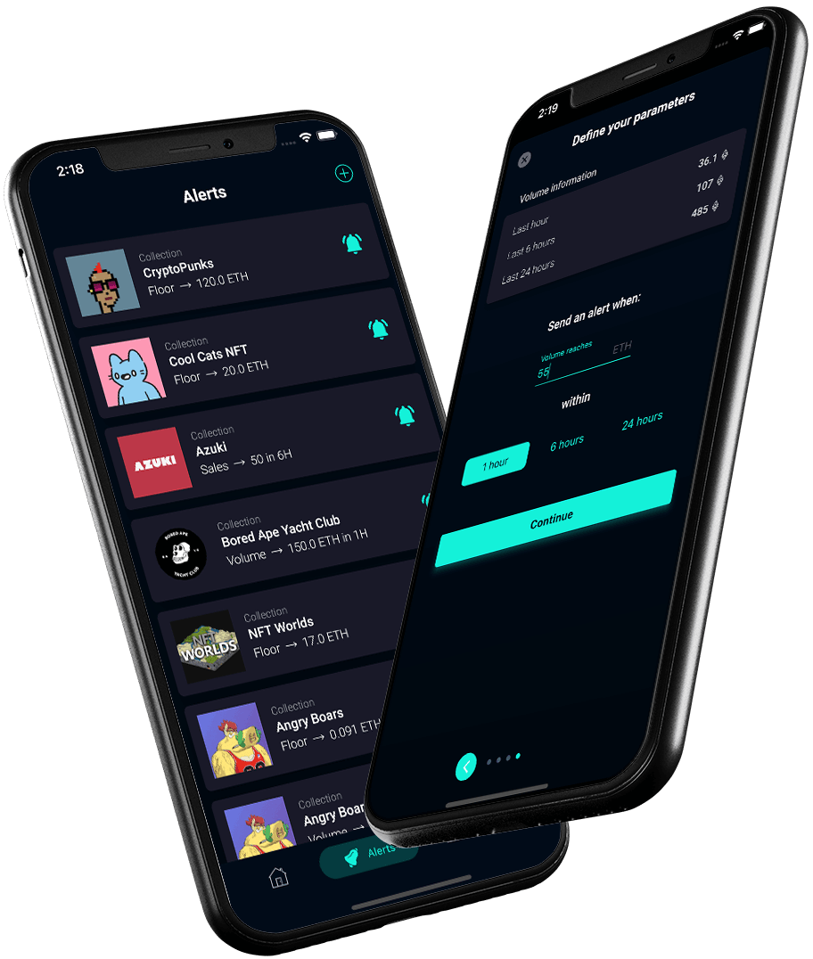 View of the application