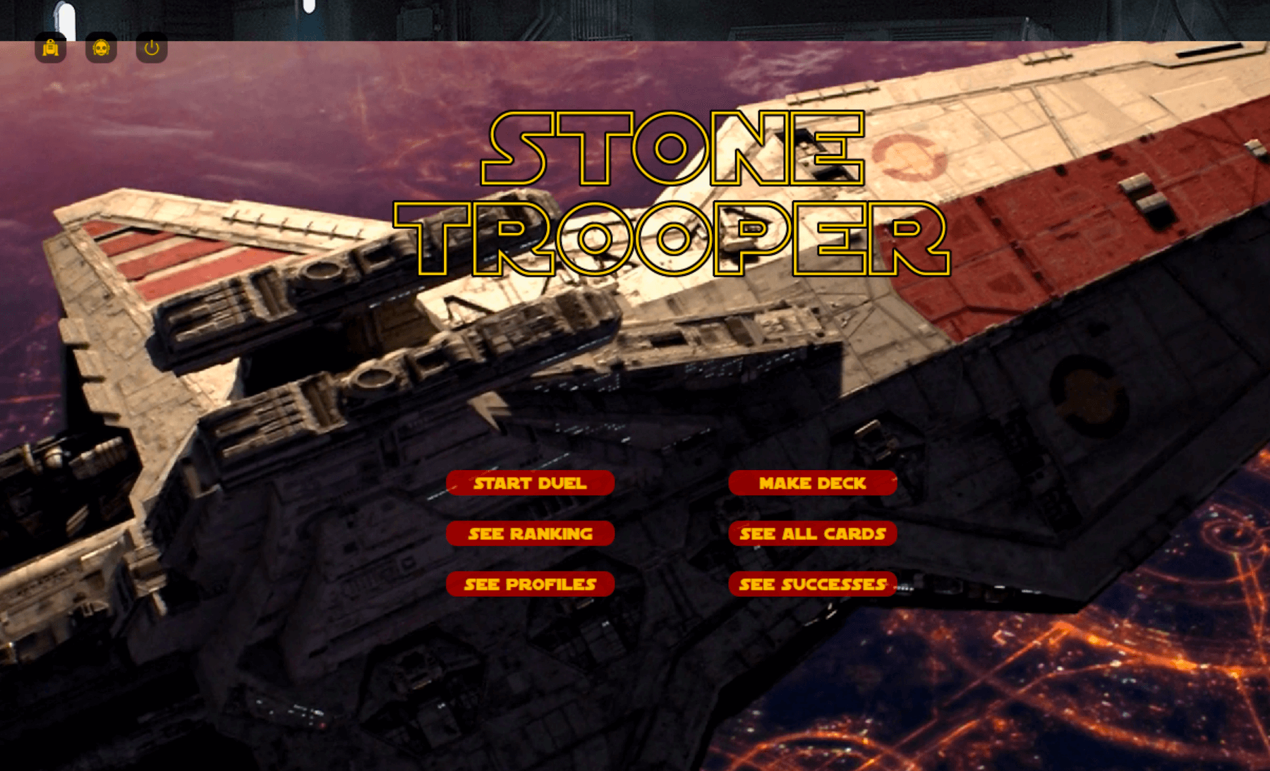 View of the application